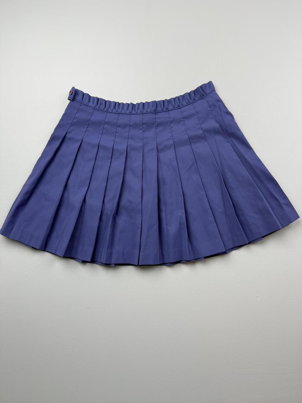 Vintage Adidas Skirt Womens 14 Purple Pleated Tennis Athletic Elastic Waist USA